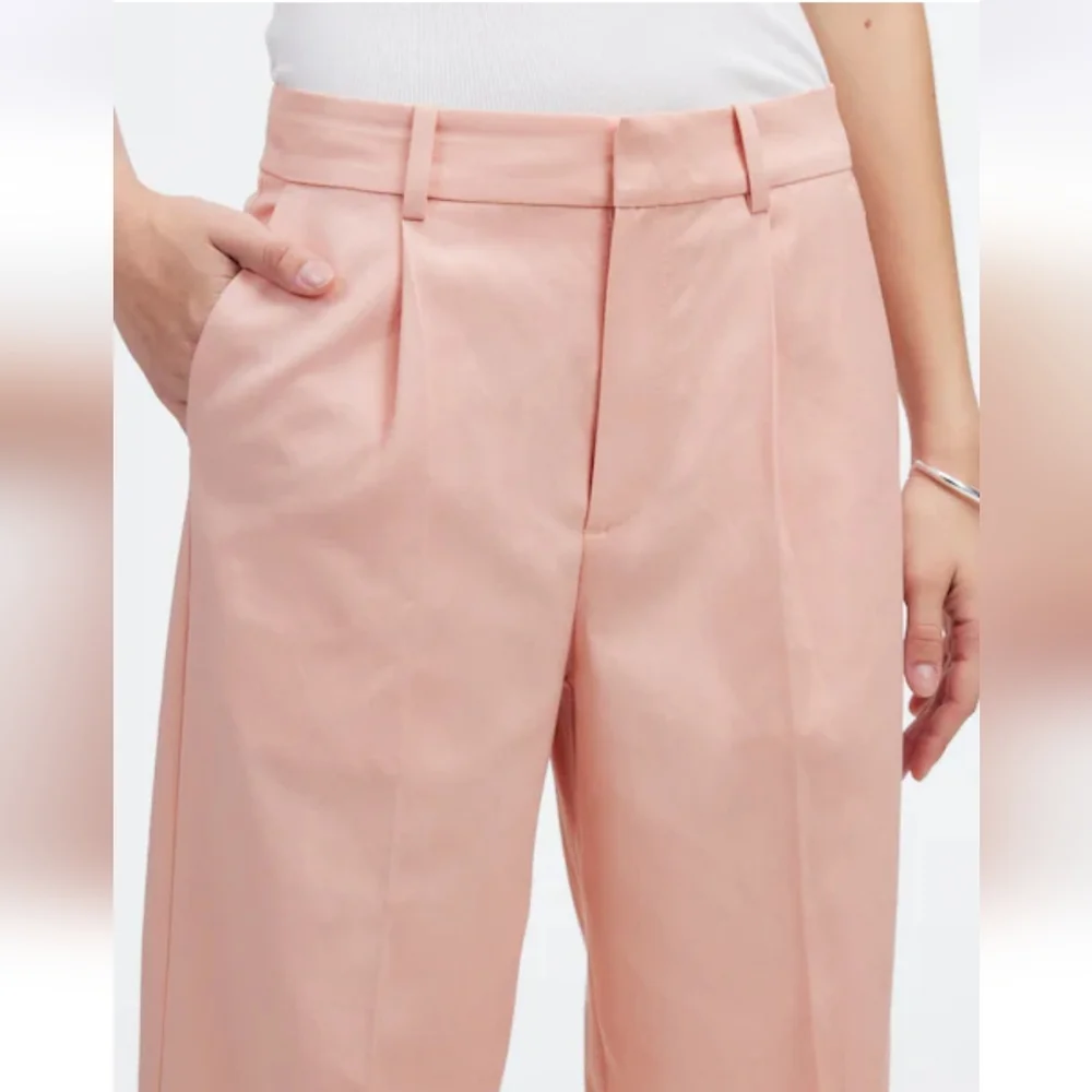 Madewell Slouchy Straight Pants in Drapey Twill - Picture 3 of 7